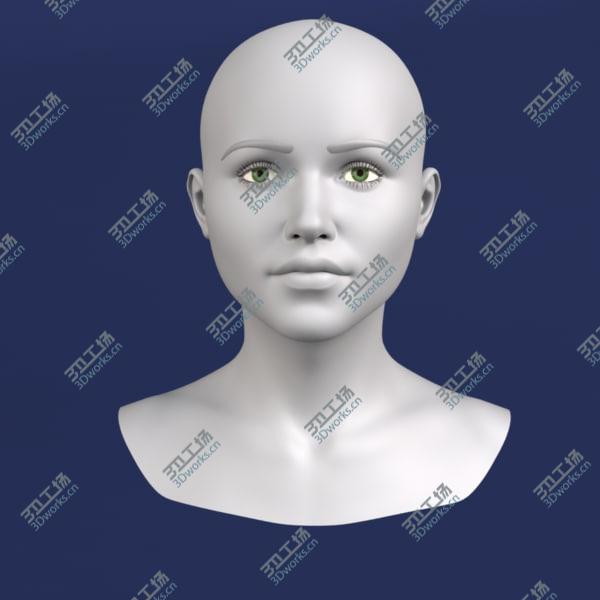 images/goods_img/20210312/Realistic Female Head 3d Model/2.jpg
